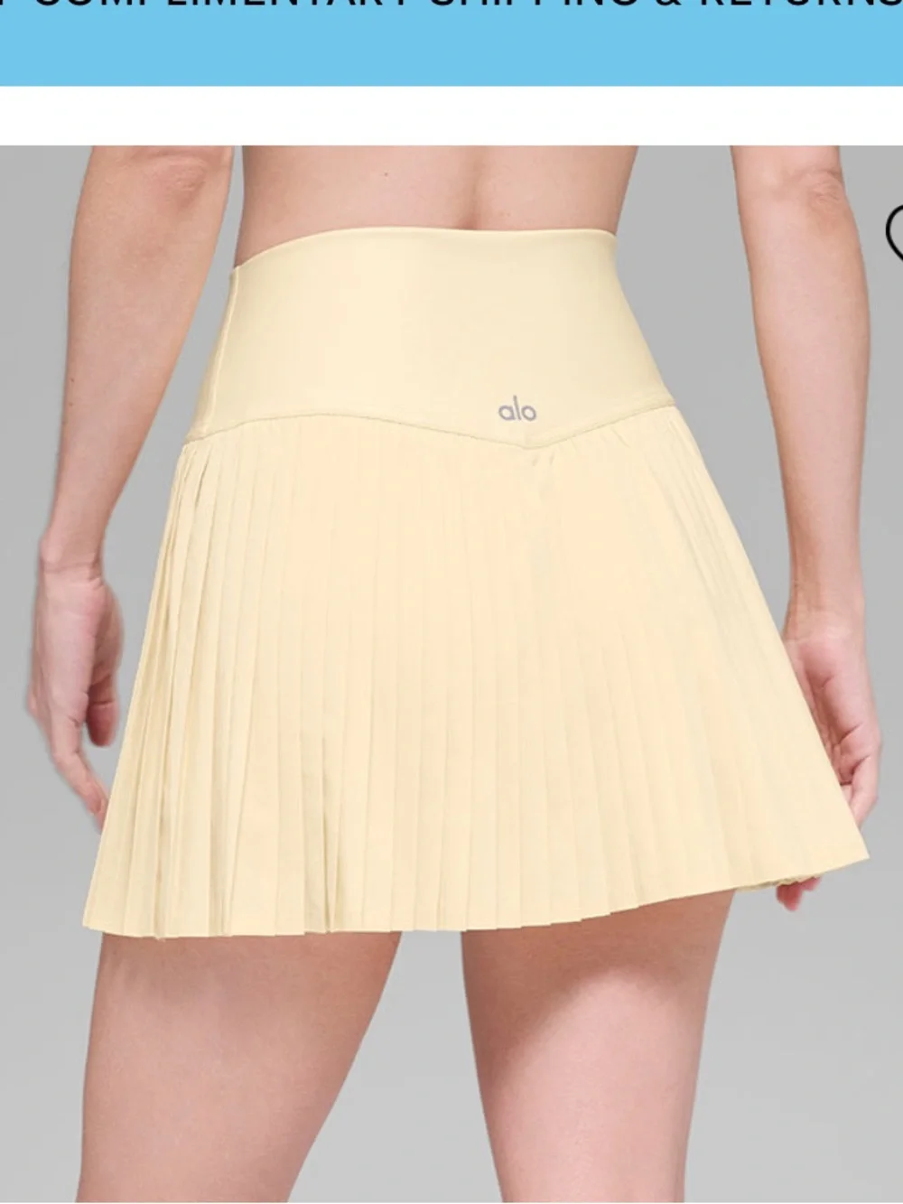 ALO Yoga grand slam tennis skirt